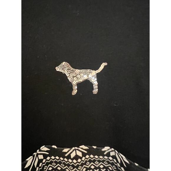 Pink Victoria’s Secret bling Christmas Small sweatshirt Snowflake Fairy Holidays - Picture 6 of 7